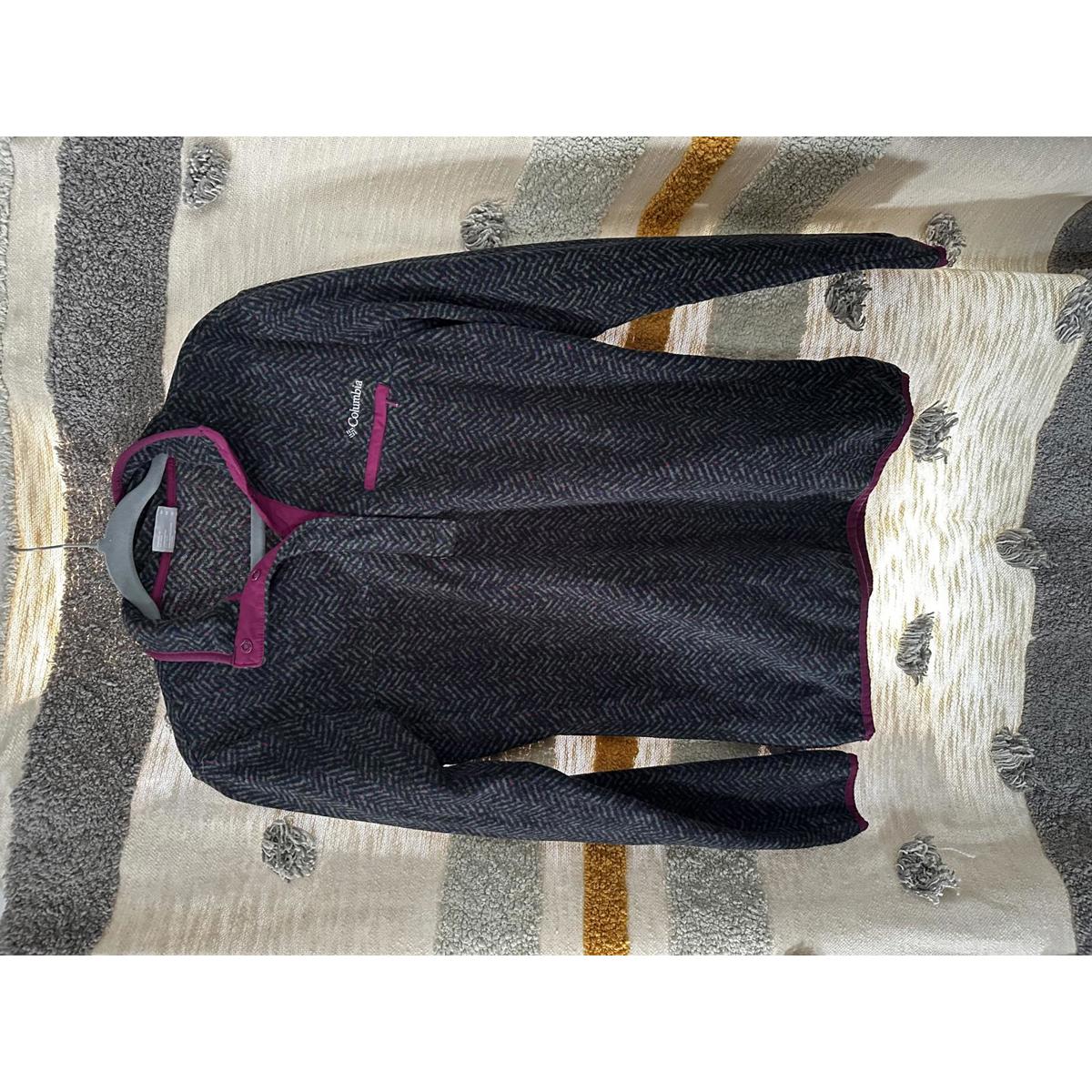 Womens Columbia Fleece Quarterzip  Medium